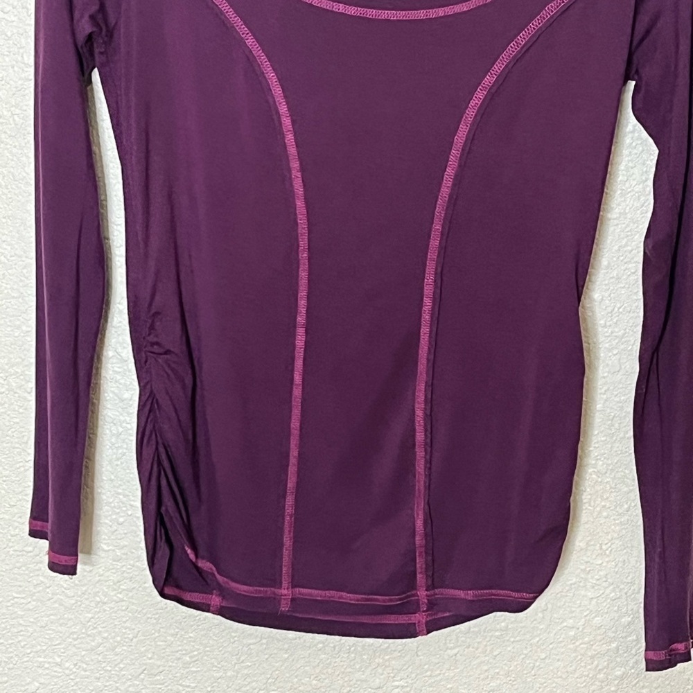 Bloom Purple Cut Back Design Top Sz Small - Picture 7 of 8